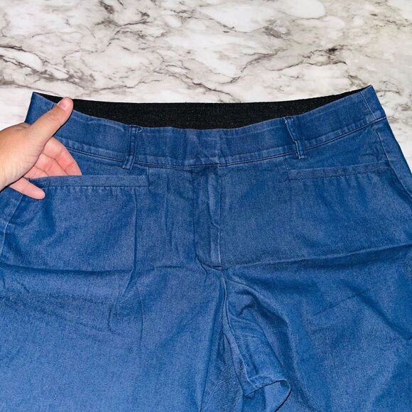 Lane Bryant | Jeans Capri Cropped Elastic Waist Plus | Blue | Womens | 14 - Picture 2 of 6
